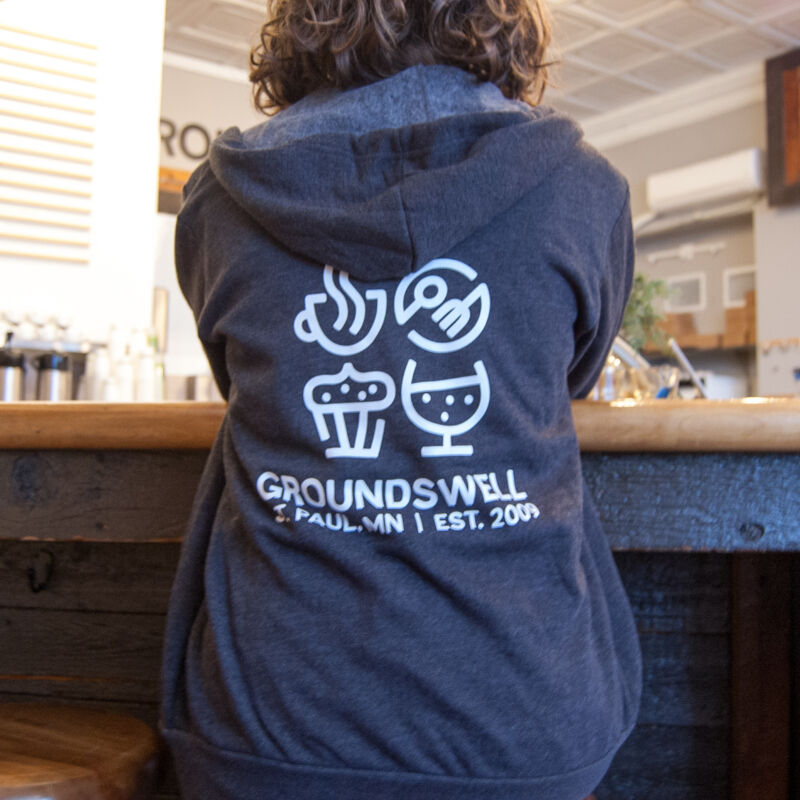 Bella + Canvas - Unisex Sponger Fleece Full-Zip Hoodie - Printed Logos Thumbnail