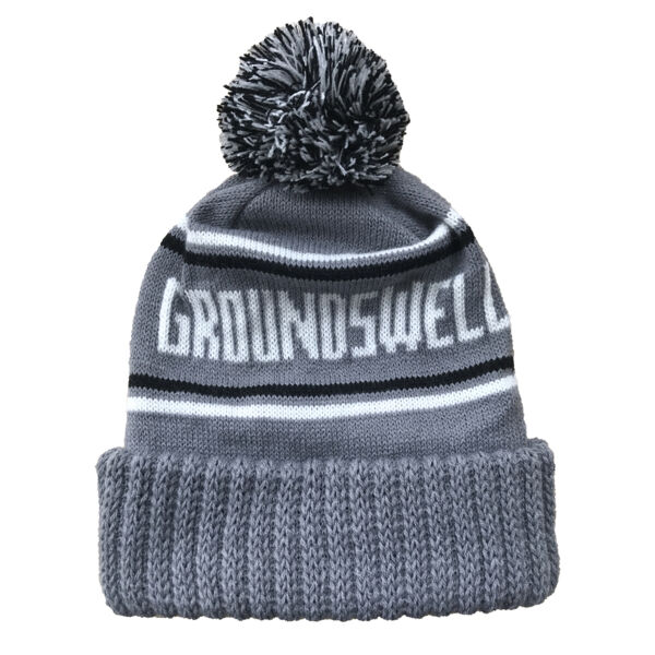 Groundswell Grey Knit Stocking Cap Thumbnail