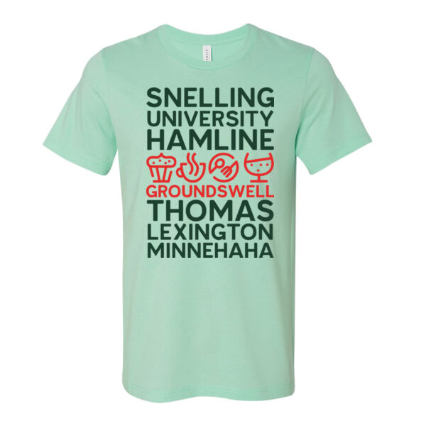 BELLA + CANVAS - Unisex Jersey Tee - Screen Print Logo Thumbnail